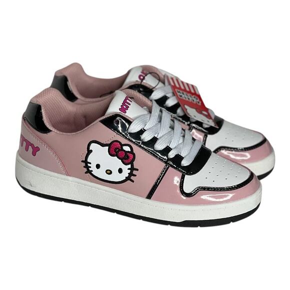 Hello Kitty woman’s size 8 shoes Sneakers Pink white Hello kitty cat Sanrio New - Picture 9 of 12